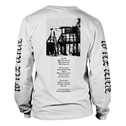 White - Back - Burzum Unisex Adult Aske Long-Sleeved T-Shirt