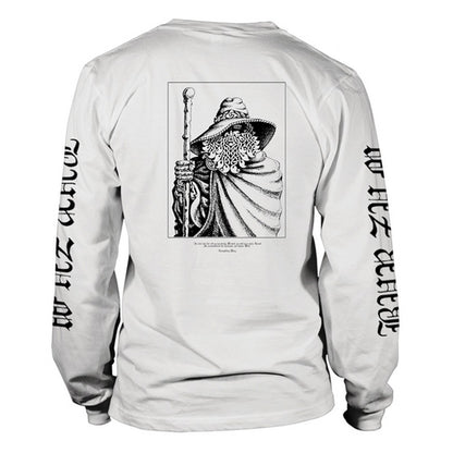 White - Back - Burzum Unisex Adult Rune Long-Sleeved T-Shirt