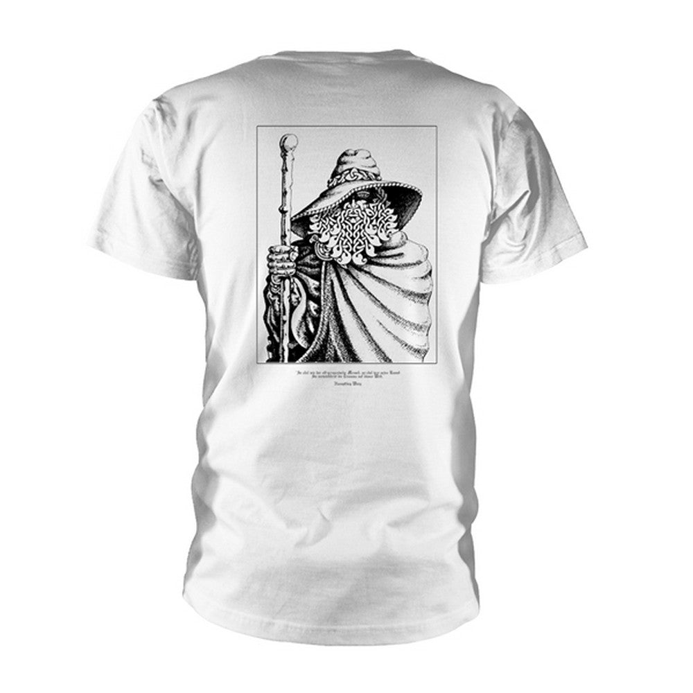 White - Back - Burzum Unisex Adult Rune T-Shirt