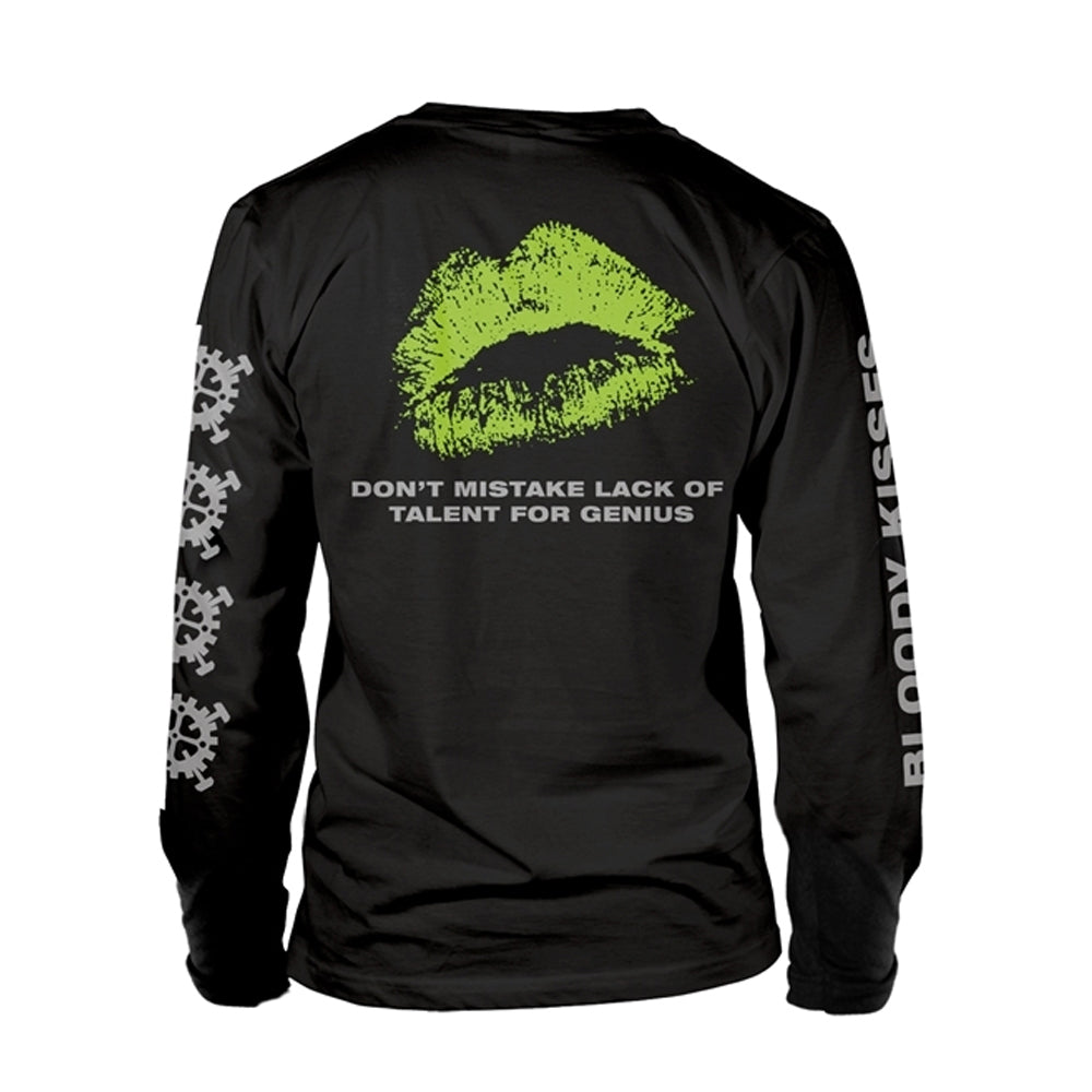 Black - Back - Type O Negative Unisex Adult Crude Gears Long-Sleeved T-Shirt