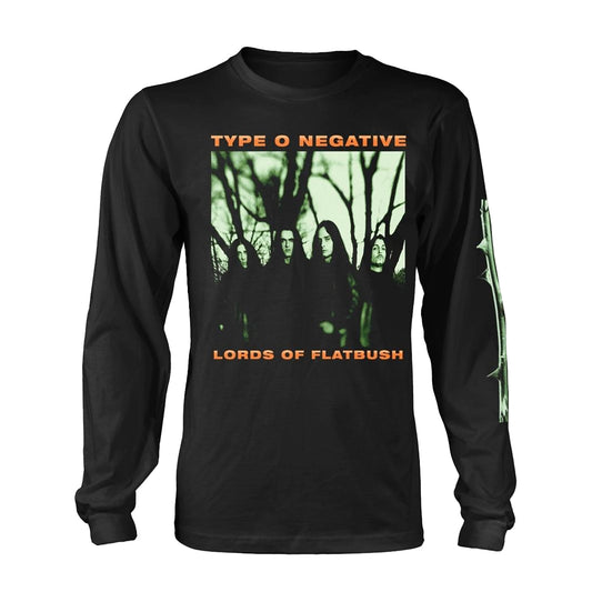 Black - Front - Type O Negative Unisex Adult October Rust Long-Sleeved T-Shirt