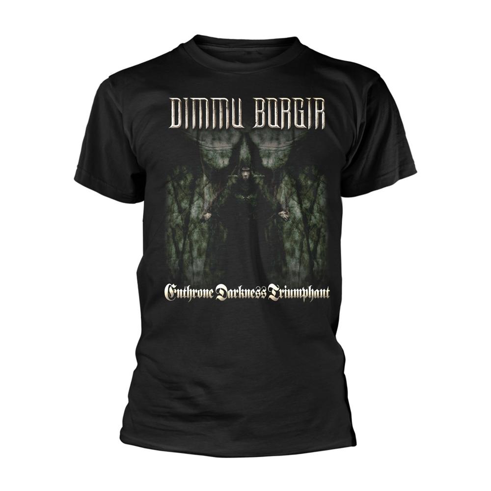 Black - Front - Dimmu Borgir Unisex Adult Enthrone Darkness Triumphant T-Shirt