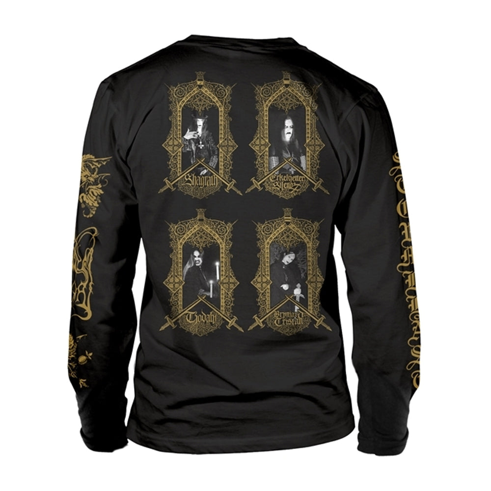 Black - Back - Dimmu Borgir Unisex Adult Stormblast Long-Sleeved T-Shirt