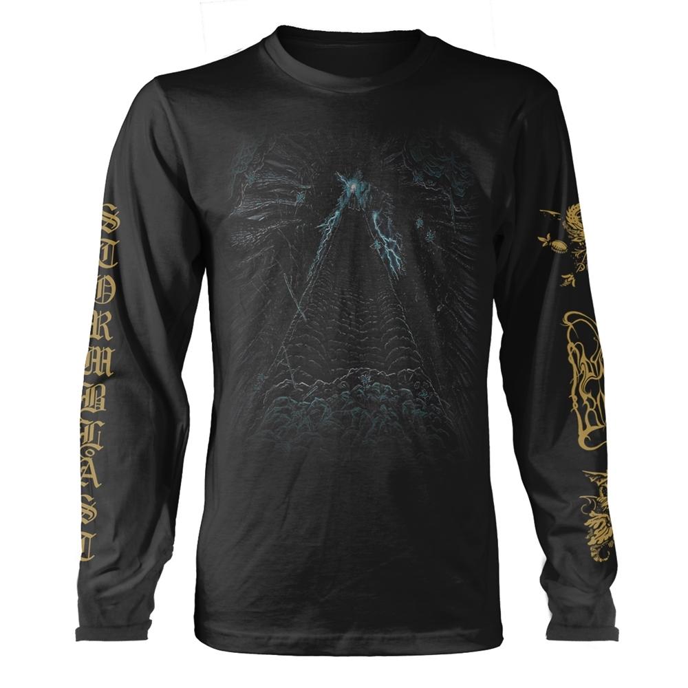 Black - Front - Dimmu Borgir Unisex Adult Stormblast Long-Sleeved T-Shirt