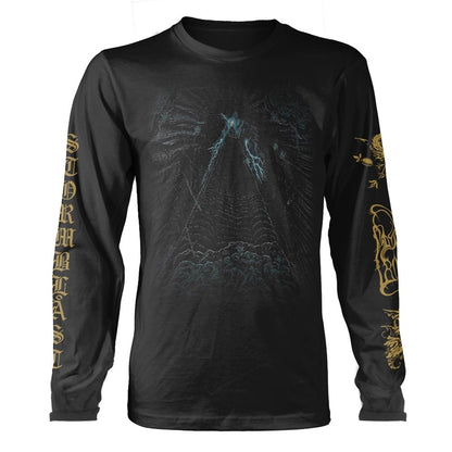 Black - Front - Dimmu Borgir Unisex Adult Stormblast Long-Sleeved T-Shirt
