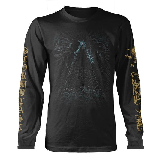 Black - Front - Dimmu Borgir Unisex Adult Stormblast Long-Sleeved T-Shirt