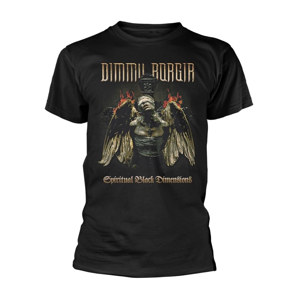 Black - Front - Dimmu Borgir Unisex Adult Spiritual Black Dimensions T-Shirt