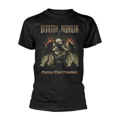 Black - Front - Dimmu Borgir Unisex Adult Spiritual Black Dimensions T-Shirt