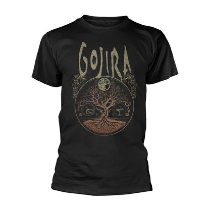 Black - Front - Gojira Unisex Adult Cycle Organic T-Shirt