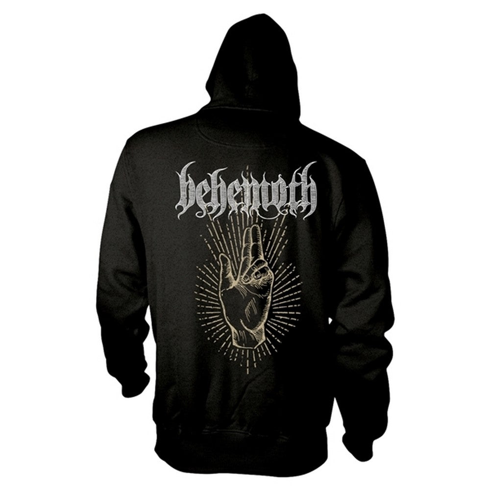 Black - Back - Behemoth Unisex Adult LCFR Full Zip Hoodie