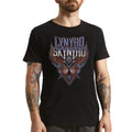 Black - Back - Lynyrd Skynyrd Unisex Adult Crossed Guitars T-Shirt