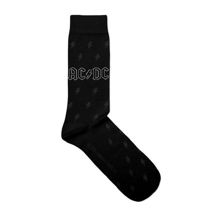 Black - Front - AC-DC Unisex Adult Back In Black Socks