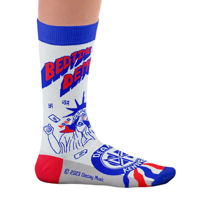 Multicoloured - Back - Dead Kennedys Unisex Adult Bedtime For Democracy Socks