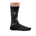 Black - Back - David Bowie Unisex Adult Blackstar Socks