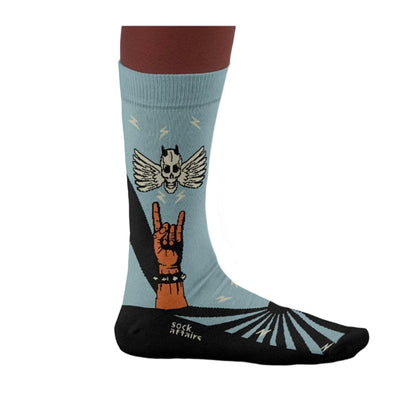 Multicoloured - Back - Sock Affairs Unisex Adult Heavy Metal Socks