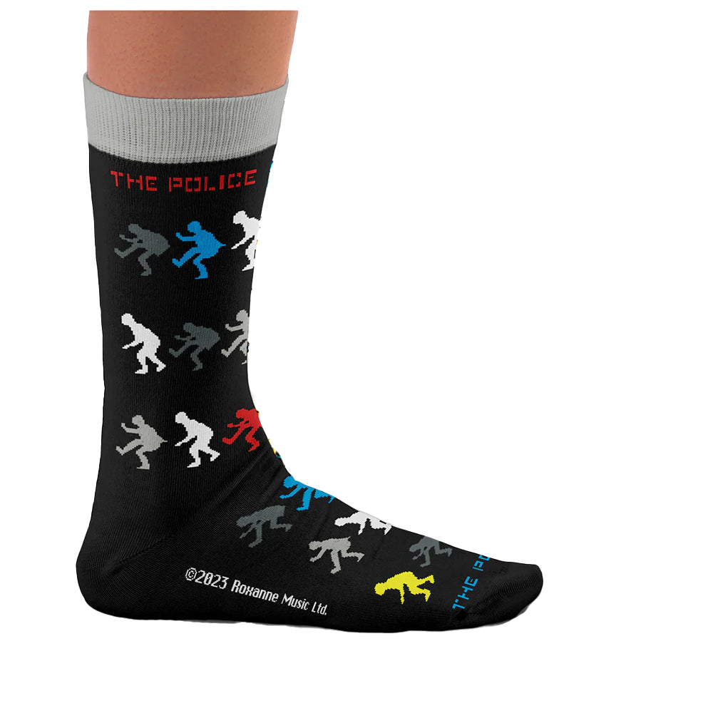 Black - Lifestyle - The Police Unisex Adult The Classics Socks
