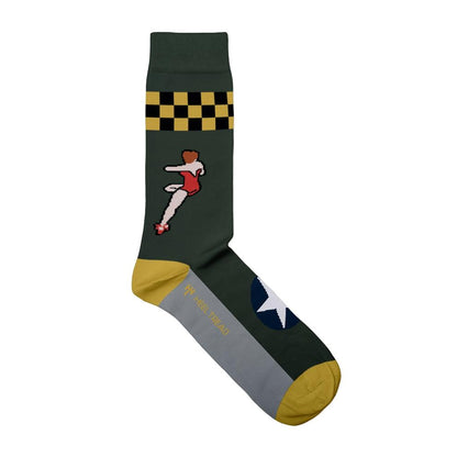 Multicoloured - Side - Heel Tread Unisex Adult B17 Memphis Belle Socks