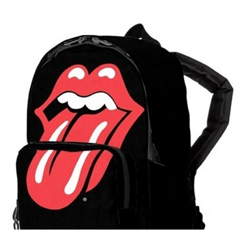 Black-Red - Back - The Rolling Stones Classic Tongue Mini Backpack
