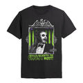 Black - Front - Beetlejuice Unisex Adult Ghost With The Most T-Shirt