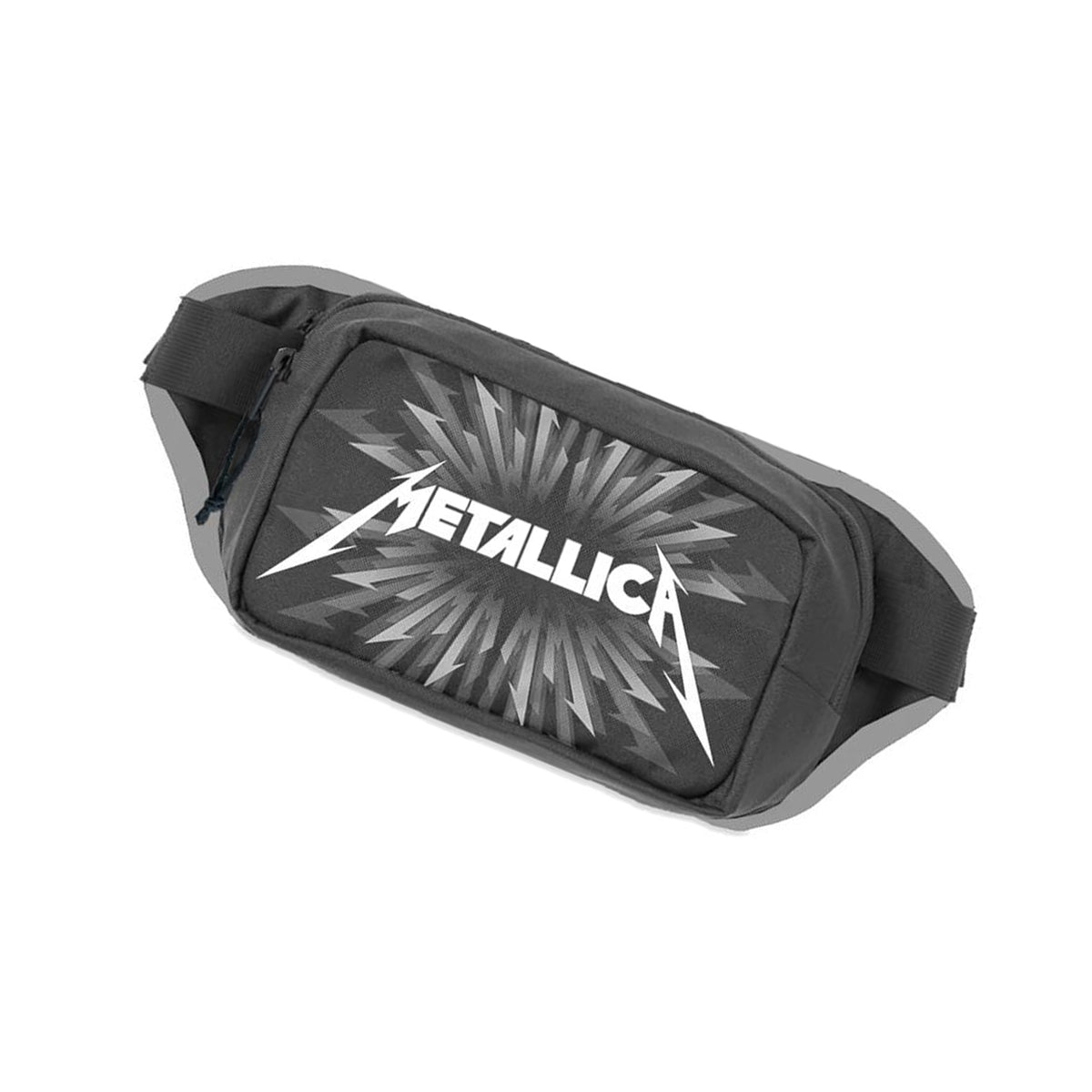 Black - Back - Metallica Lightning Crossbody Bag