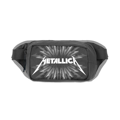 Black - Front - Metallica Lightning Crossbody Bag