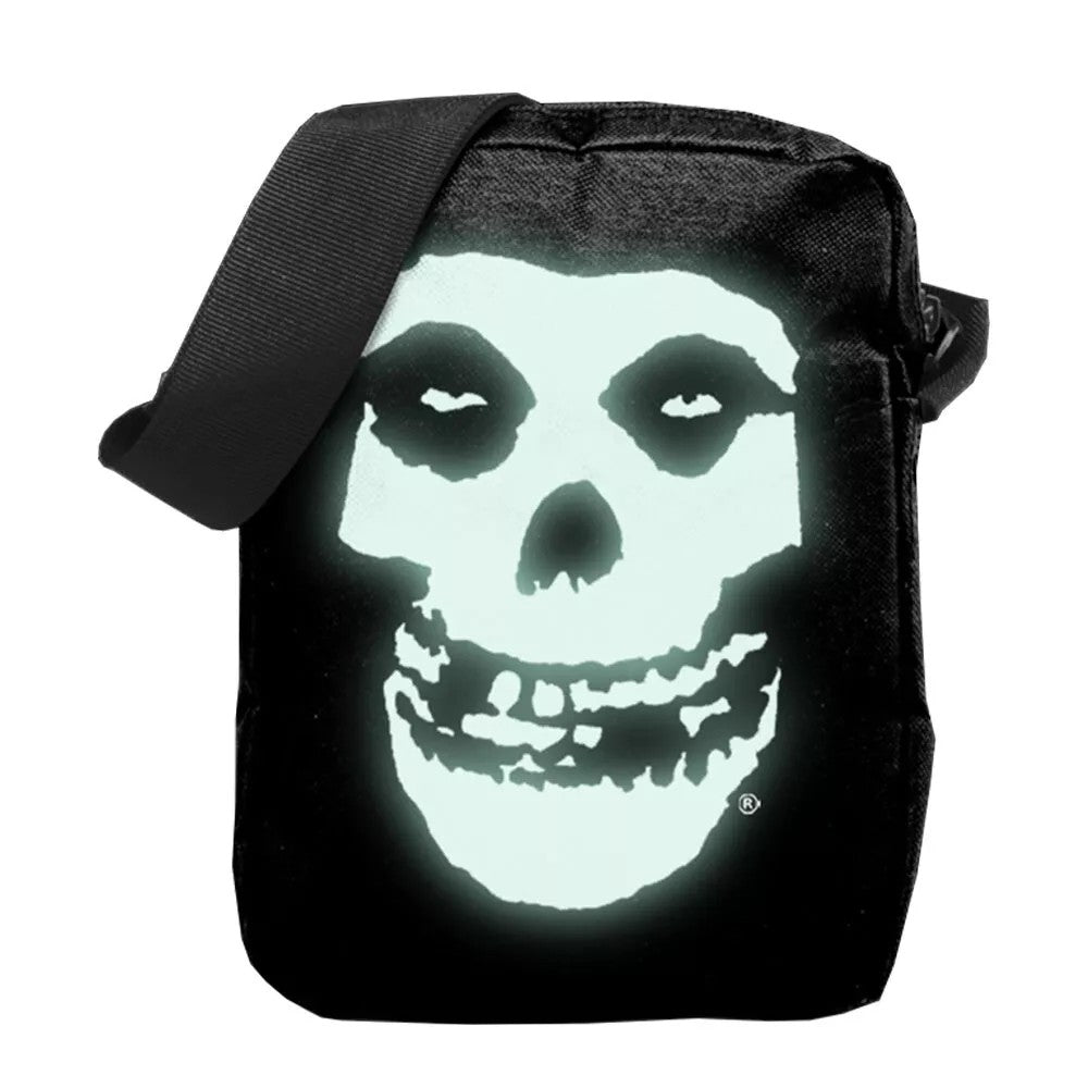 Black-White - Front - Misfits Fiend Glow In The Dark Crossbody Bag