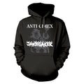 Black - Front - Anti Cimex Unisex Adult Scandinavian Jawbreaker Hoodie