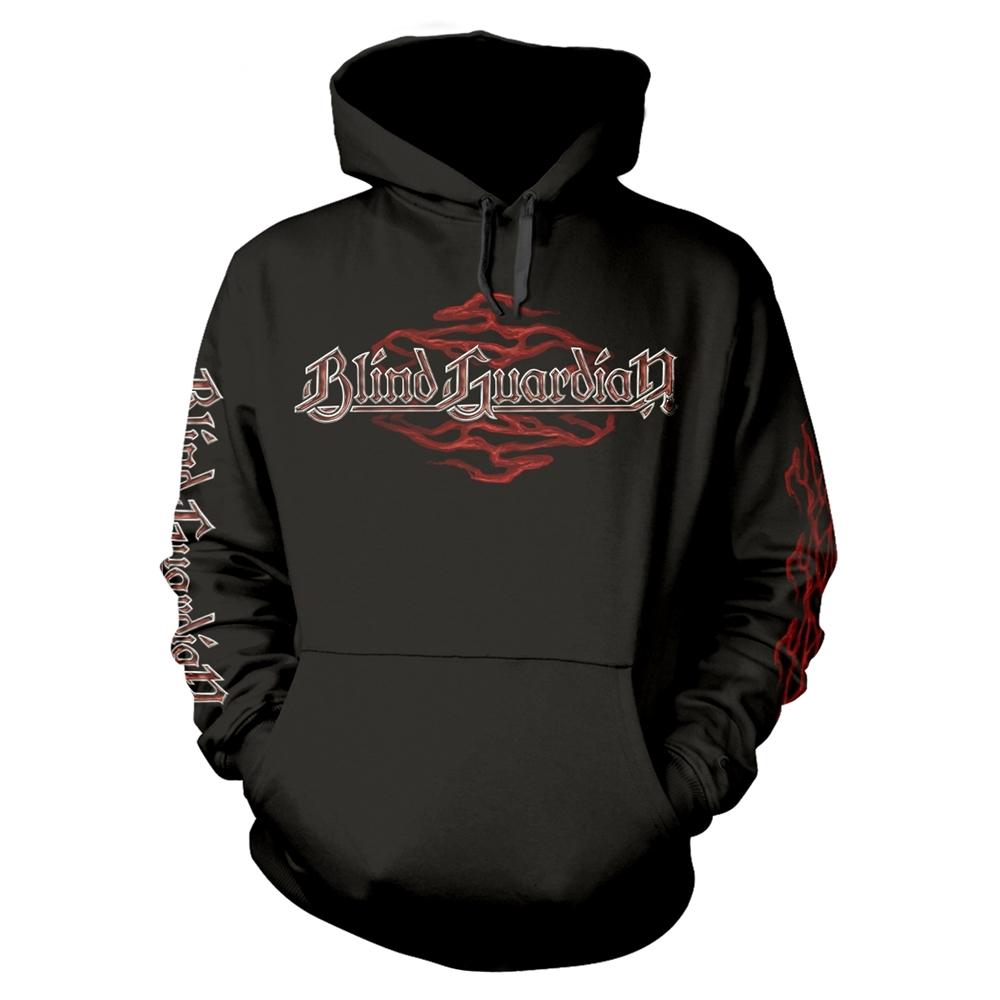 Black - Front - Blind Guardian Unisex Adult God Machine Tour 24 Hoodie