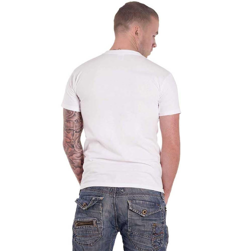White - Back - Gojira Unisex Adult Whale Sun Moon Organic T-Shirt