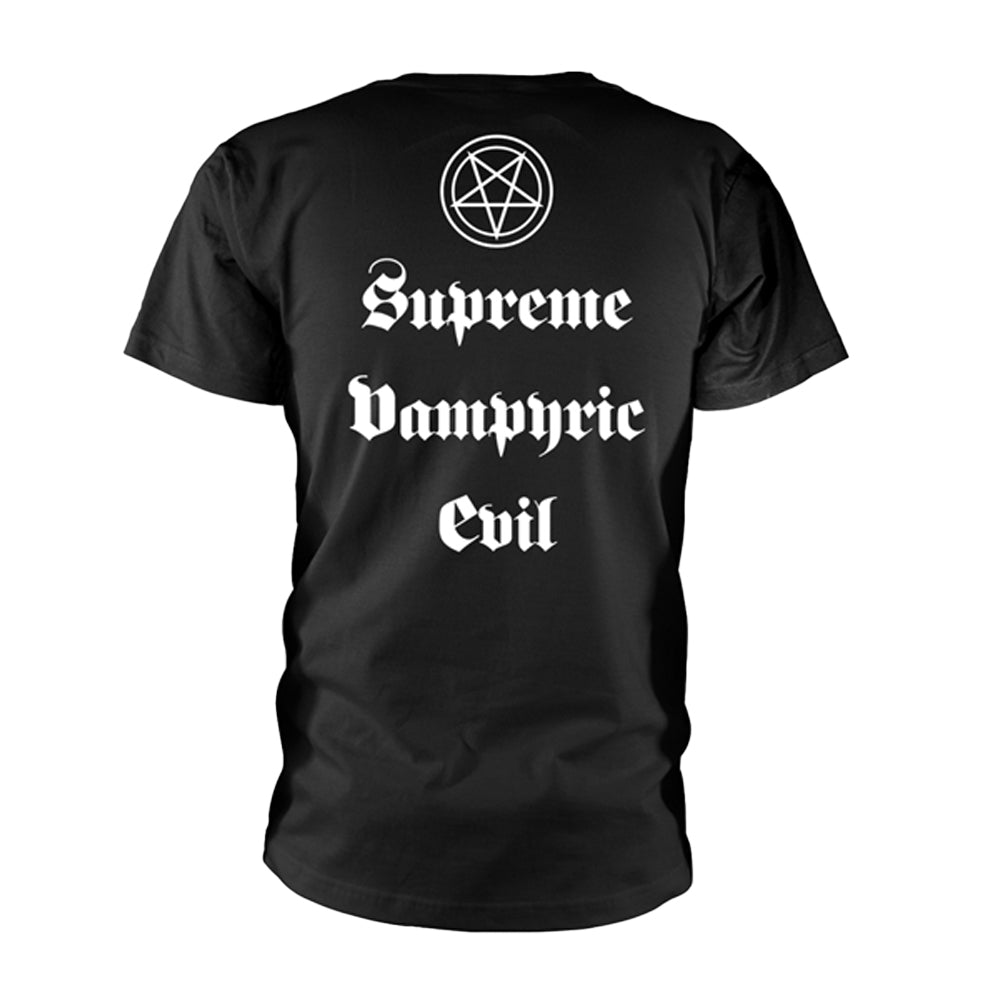 Black - Back - Cradle Of Filth Unisex Adult Supreme Vampiric Evil T-Shirt