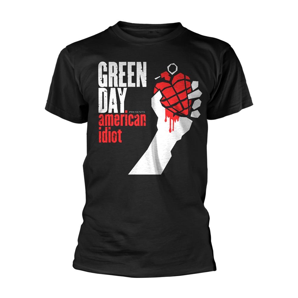 Black - Front - Green Day Unisex Adult American Idiot T-Shirt