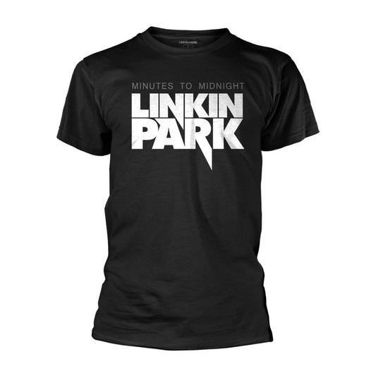 Black - Front - Linkin Park Unisex Adult Minutes To Midnight Logo T-Shirt