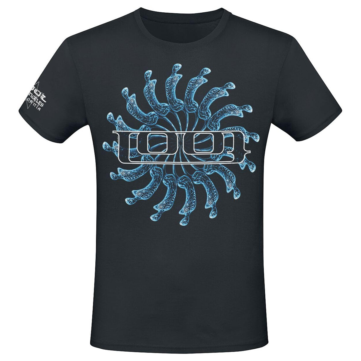 Black - Front - Tool Unisex Adult X Spectre Spiral T-Shirt