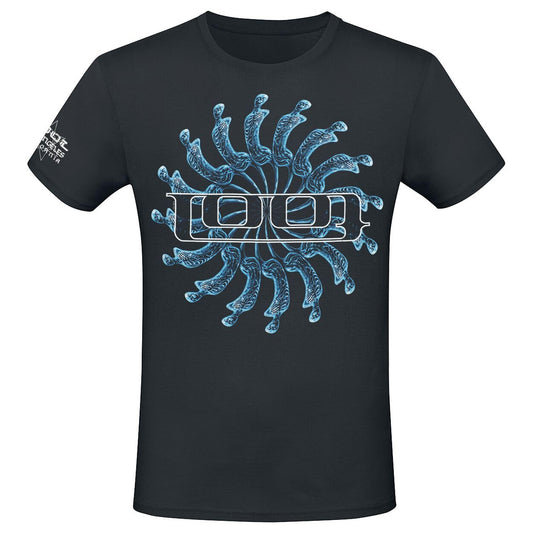 Black - Front - Tool Unisex Adult X Spectre Spiral T-Shirt