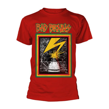 Red - Front - Bad Brains Unisex Adult Album Artwork T-Shirt