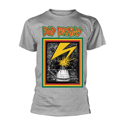 Grey - Front - Bad Brains Unisex Adult Album Artwork T-Shirt