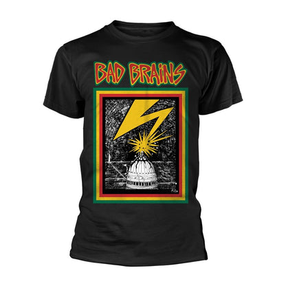 Black - Front - Bad Brains Unisex Adult Album Artwork T-Shirt