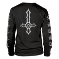 Black-White - Back - Dark Funeral Unisex Adult Logo Long-Sleeved T-Shirt