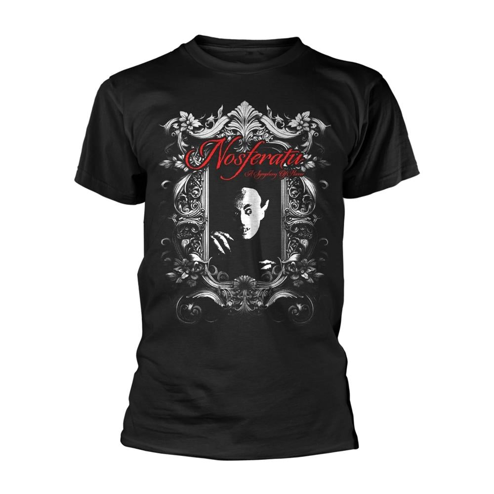 Black-White - Front - Nosferatu Unisex Adult Ornamental T-Shirt