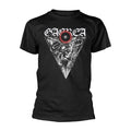Black - Front - Gaerea Unisex Adult Eye T-Shirt