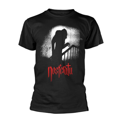 Black - Front - Nosferatu Unisex Adult Shadow T-Shirt