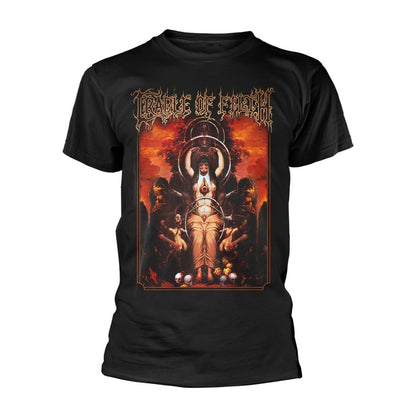 Black-Orange - Front - Cradle Of Filth Unisex Adult Malignant Perfection T-Shirt