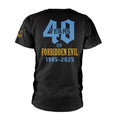 Black - Back - Forbidden Unisex Adult 40 Years Of Evil T-Shirt