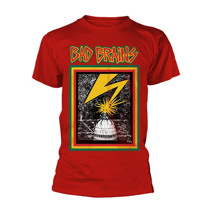 Red - Front - Bad Brains Unisex Adult T-Shirt