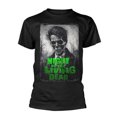 Black - Front - Night Of The Living Dead Unisex Adult Zombie M Short-Sleeved T-Shirt