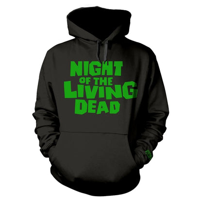 Black - Front - Night Of The Living Dead Unisex Adult Zombie M Hoodie