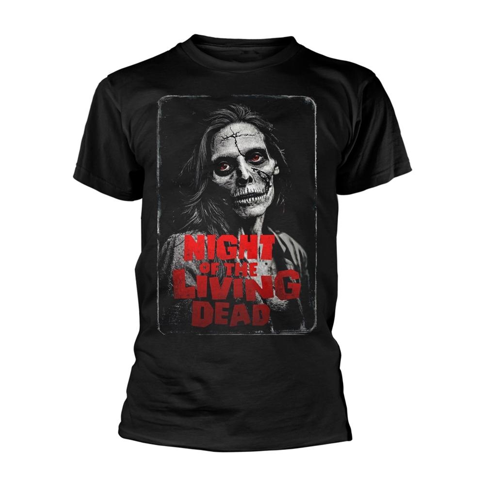 Black - Front - Night Of The Living Dead Unisex Adult Zombie F3 T-Shirt