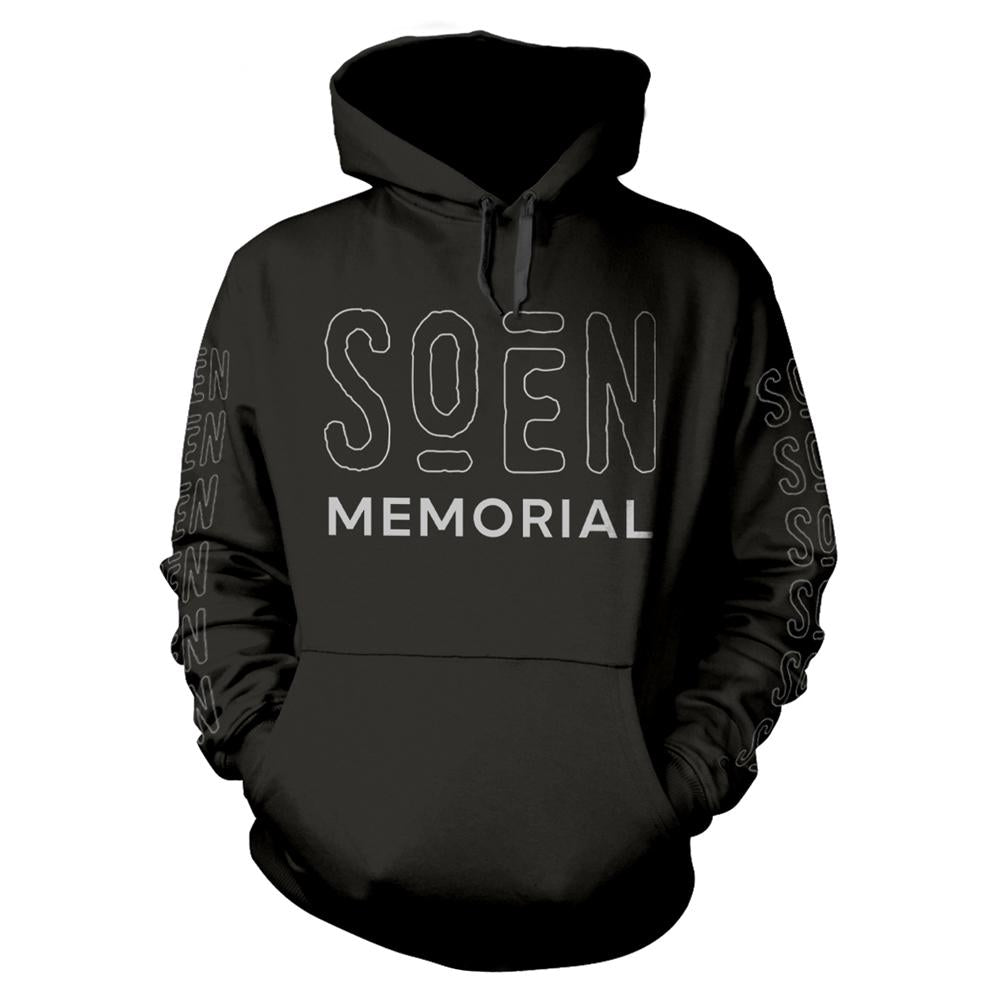 Black - Front - Soen Unisex Adult Memorial Hoodie