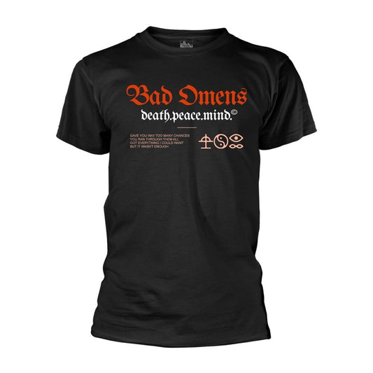 Black - Front - Bad Omens Unisex Adult Boxgirl T-Shirt