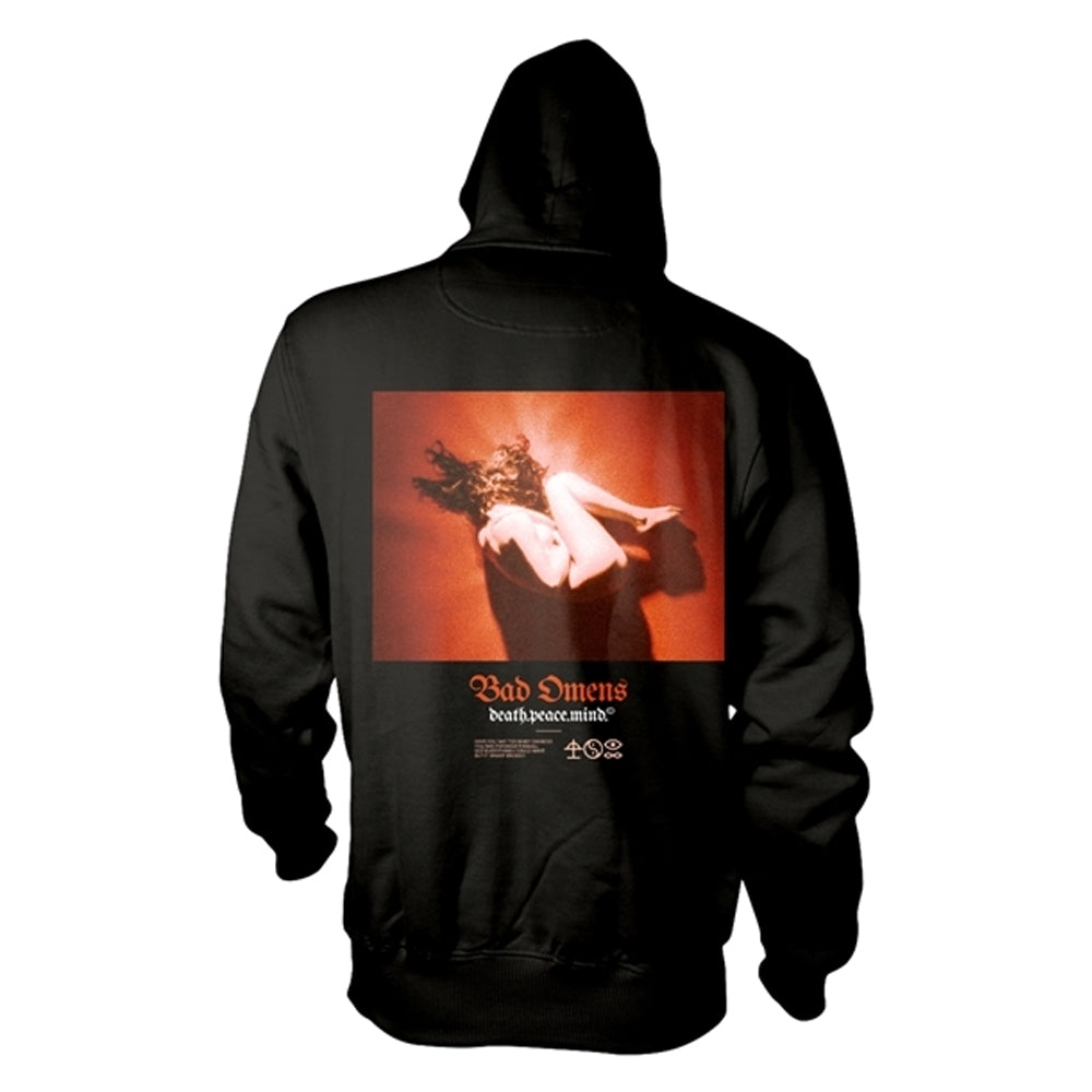 Black - Back - Bad Omens Unisex Adult Boxgirl Hoodie